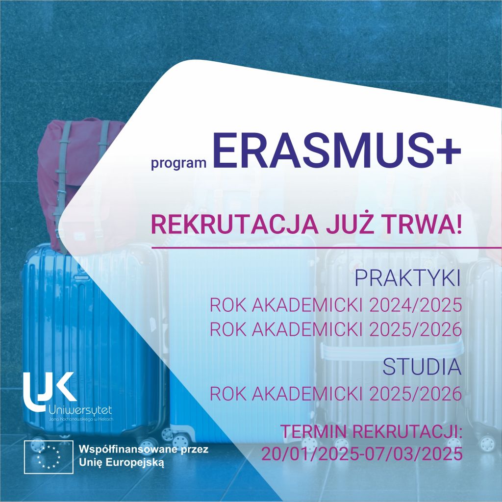 program erasmus+ rekrutacja 2024/2025