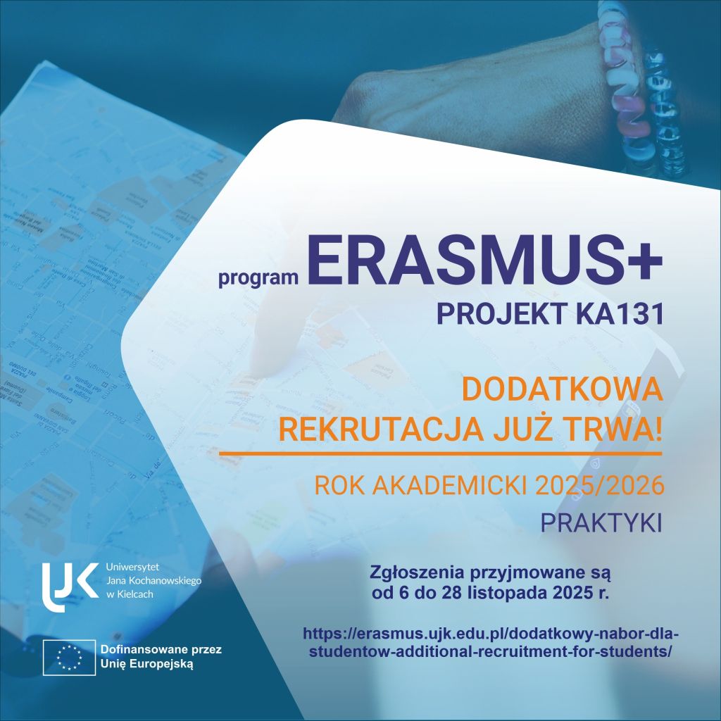 plakat informujący o dodatkowej rekrutacji