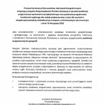 Protest Konferencji Kierowników Jednostek Geograficznych