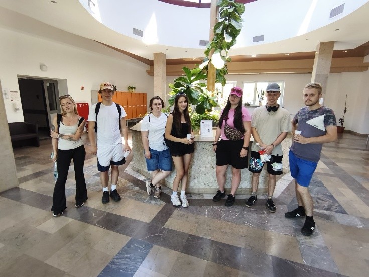 studenci kierunku Turystyka prozdrowotna w uzdrowisku w nałęczowie